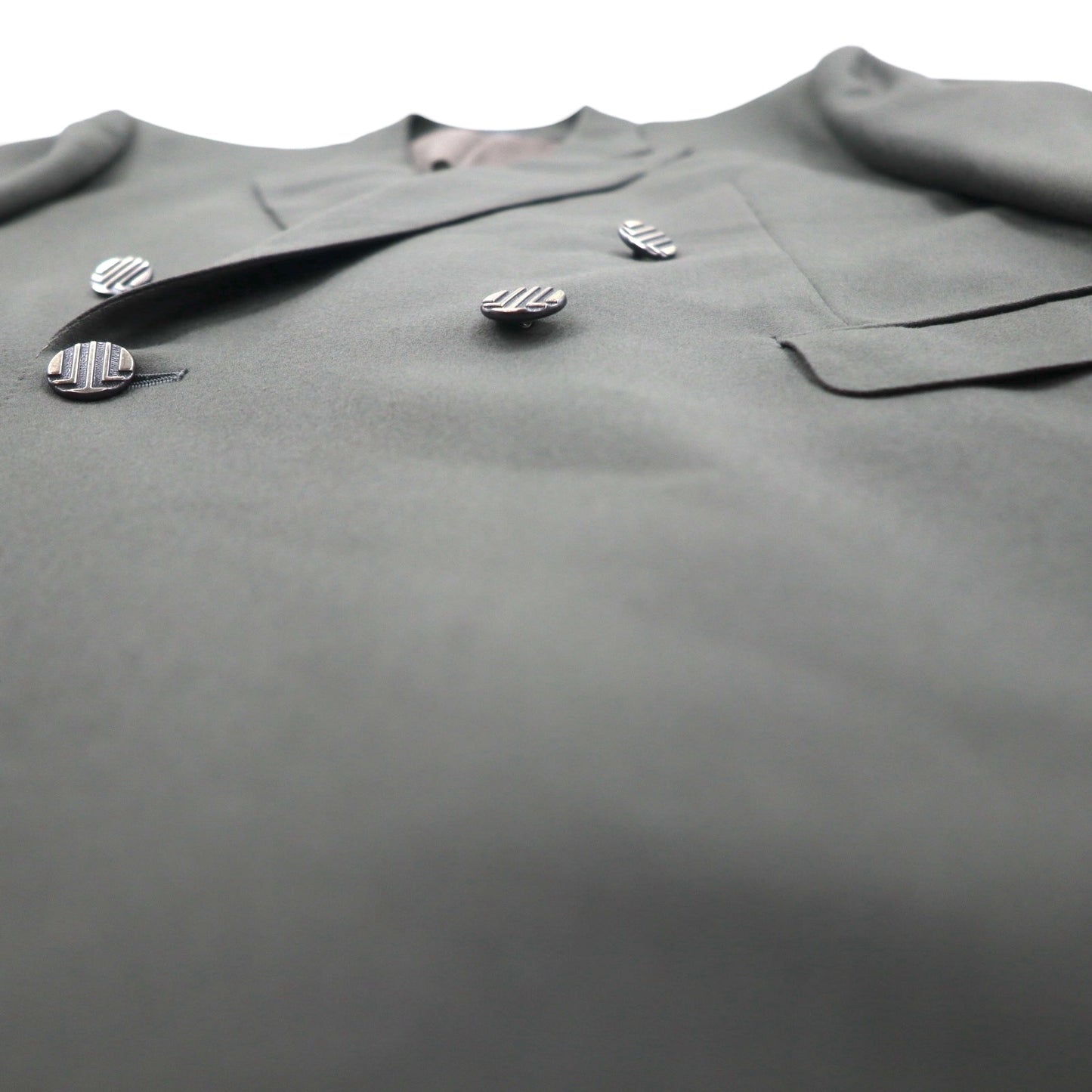 LANVIN 90年代 ダブルブレスト ピークドラペル スーツ ブレザー セットアップ L メタルボタン ワイド