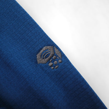 MOUNTAIN HARDWEAR ポーラテック POLARTEC フリースジャケット L ネイビー DESNA GRID FULL ZIP JACKET OM6454