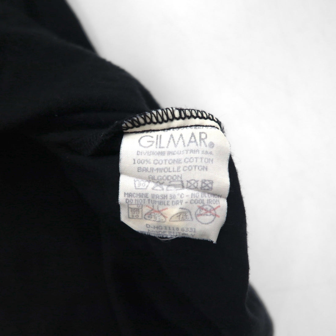 ICEBERG JEANS イタリア製 90年代 ロゴプリント Tシャツ L ブラック コットン