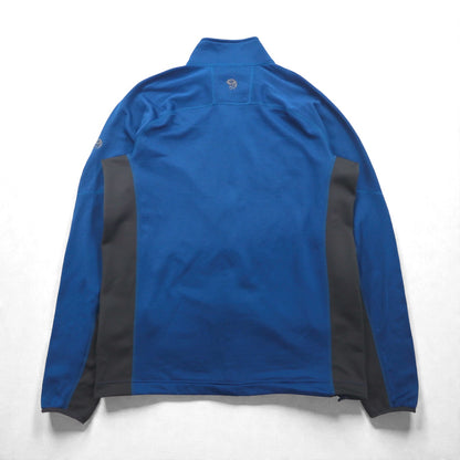MOUNTAIN HARDWEAR ポーラテック POLARTEC フリースジャケット L ネイビー DESNA GRID FULL ZIP JACKET OM6454