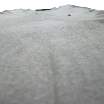 Polo Ralph Lauren Vネック ピマコットン ニット セーター L グレー スモールポニー刺繡