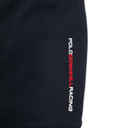 POLO RALPH LAUREN Half-Zip Sweatshirt XL Black Cotton POLO DOWNHILL RACING SERIES