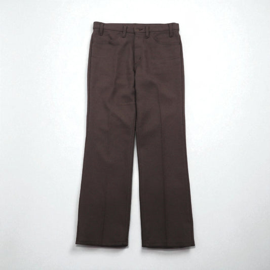 Levi's 90年代 USA製 スラックス STA-PREST スタプレ ブーツカット パンツ L ブラウン 10517 9127  SCOVILLジップ