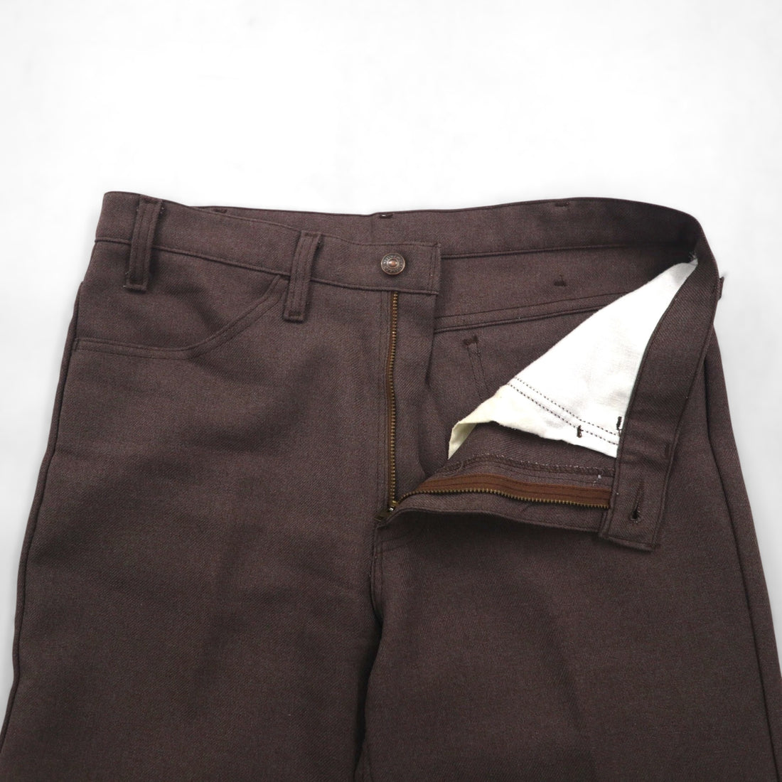 Levi's 90年代 USA製 スラックス STA-PREST スタプレ ブーツカット パンツ L ブラウン 10517 9127  SCOVILLジップ