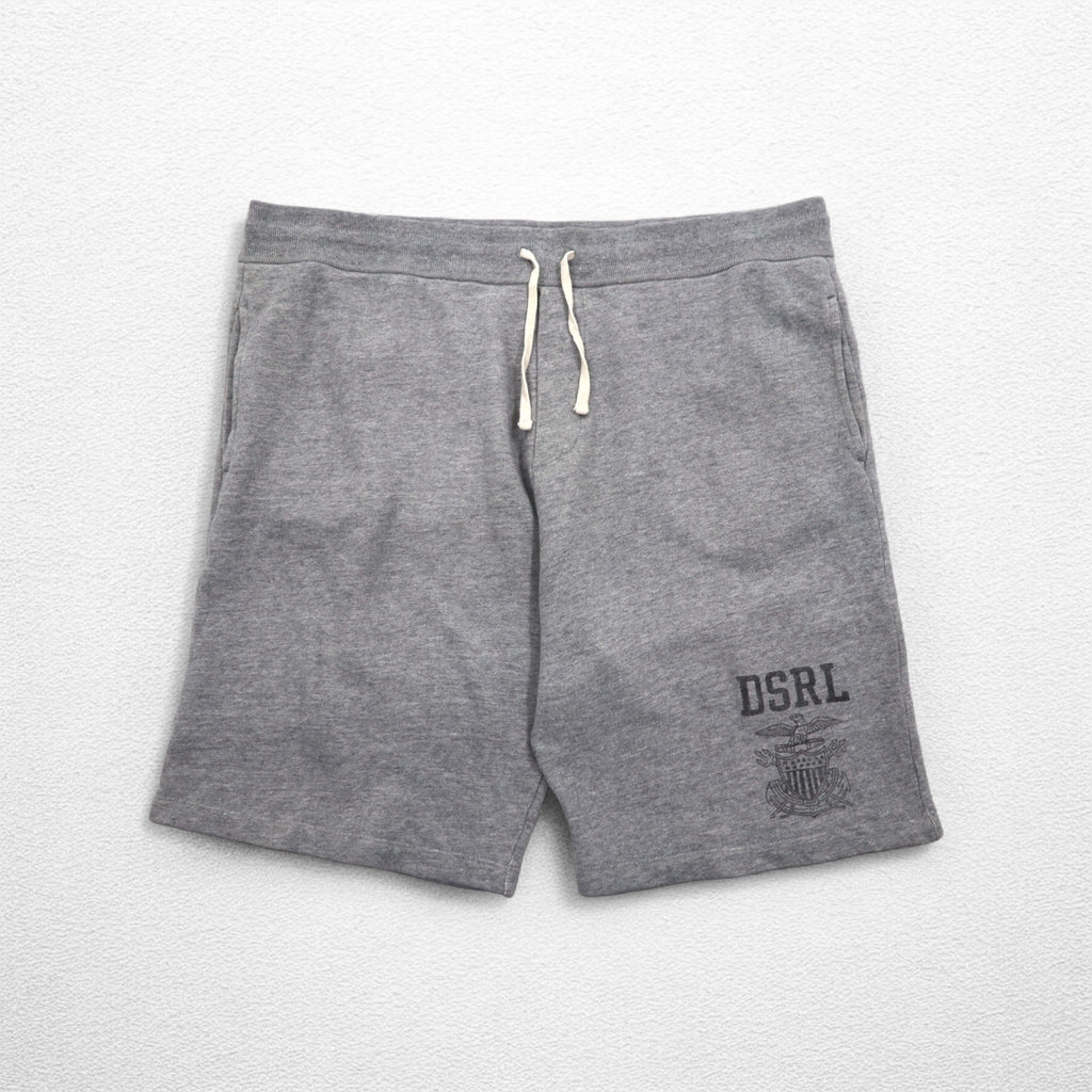 DENIM & SUPPLY RALPH LAUREN スウェット ショートパンツ ハーフパンツ L グレー 染み込みプリント DSRL