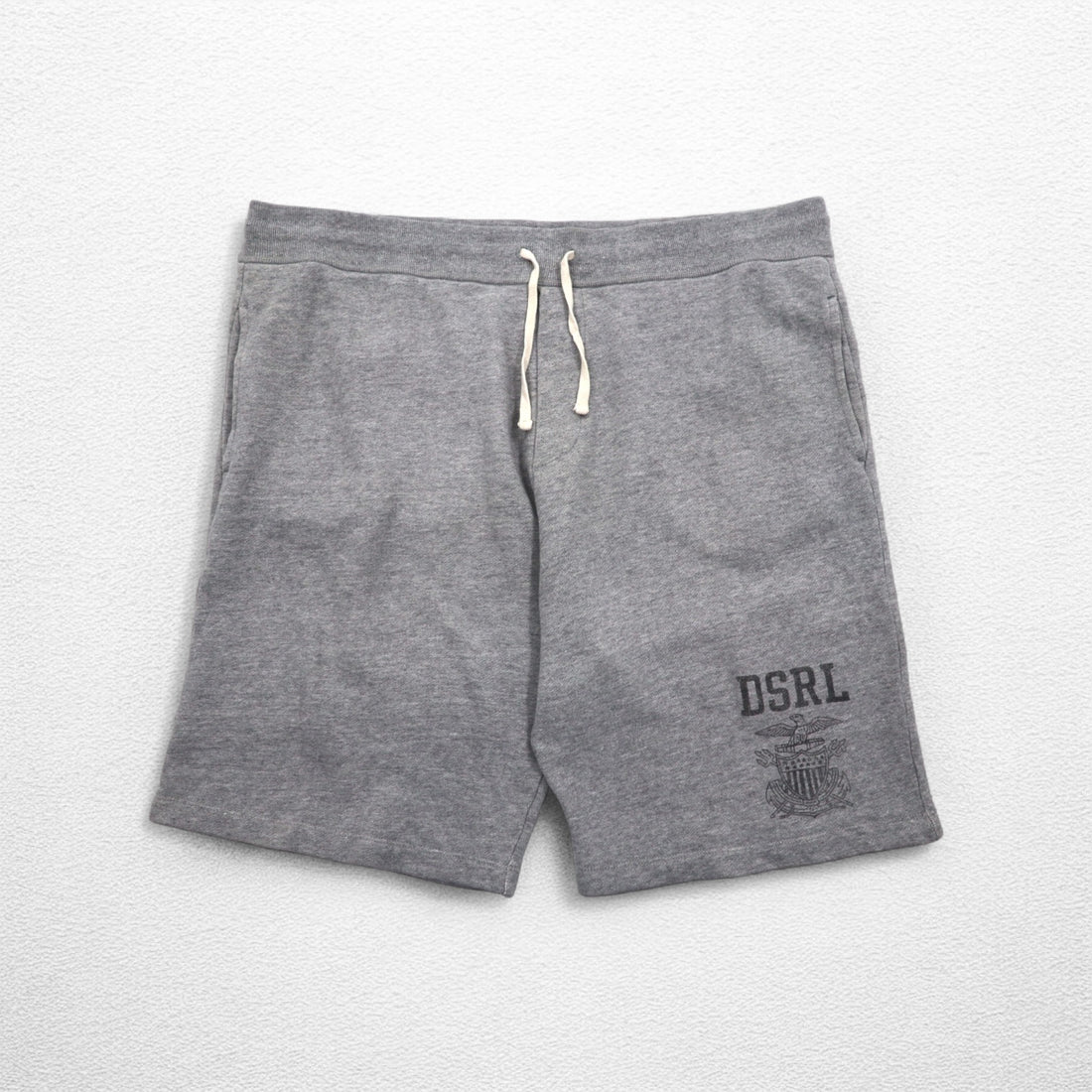 DENIM & SUPPLY RALPH LAUREN スウェット ショートパンツ ハーフパンツ L グレー 染み込みプリント DSRL