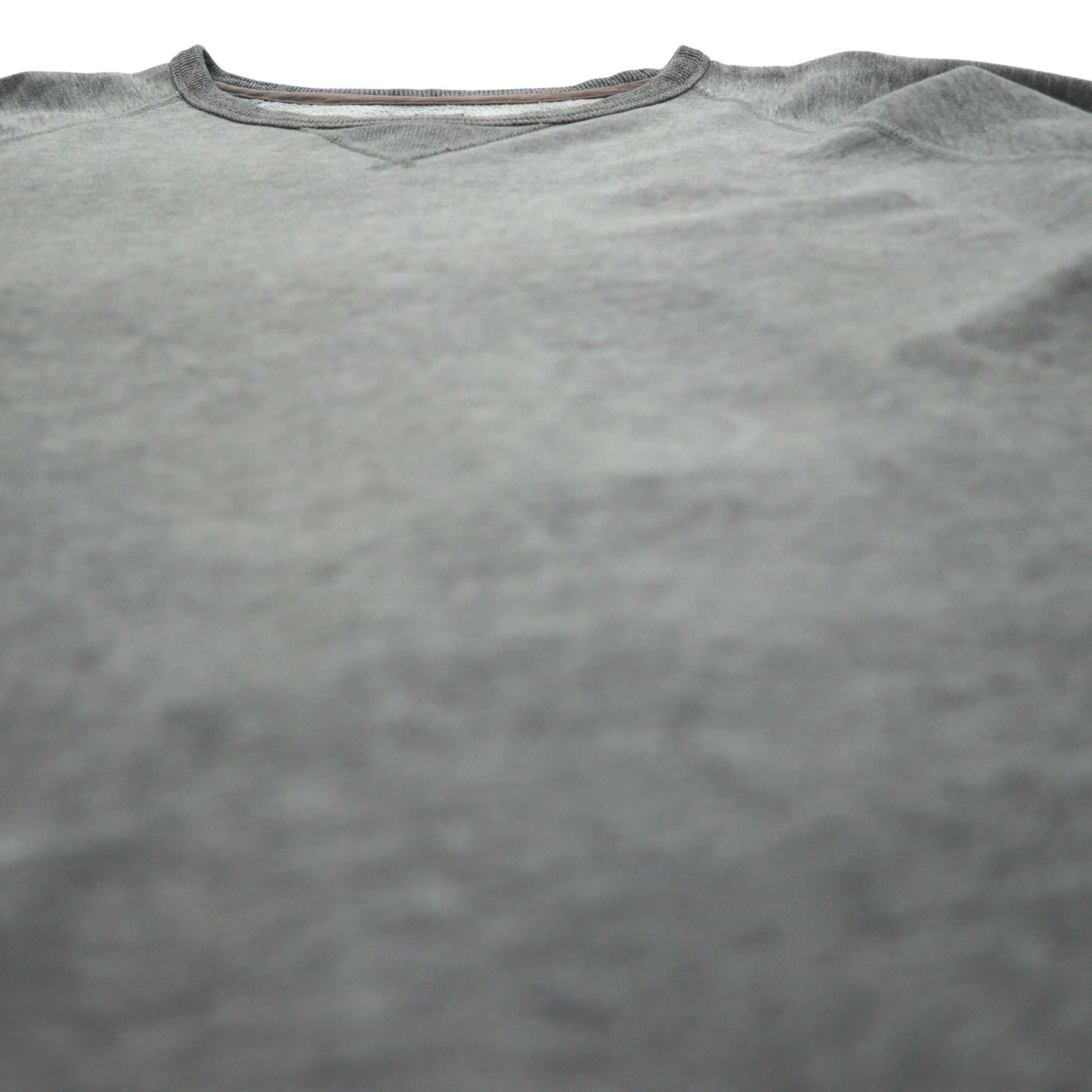 J.CREW 前V ヴィンテージ加工 ブランク スウェット トレーナー L グレー VINTAGE FLEECE クルーネック