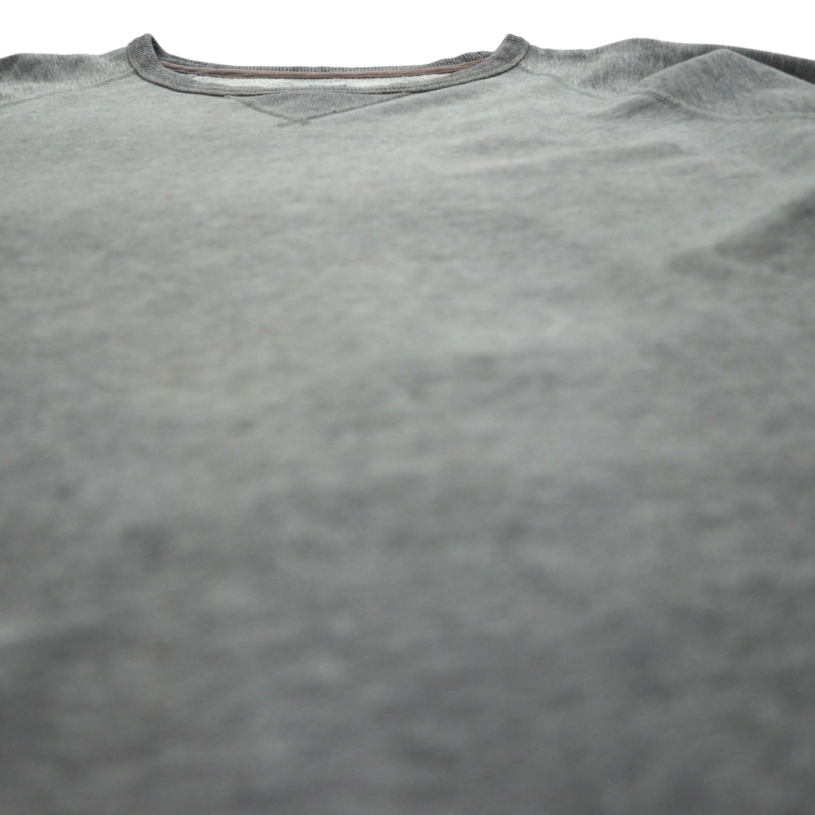 J.CREW 前V ヴィンテージ加工 ブランク スウェット トレーナー L グレー VINTAGE FLEECE クルーネック