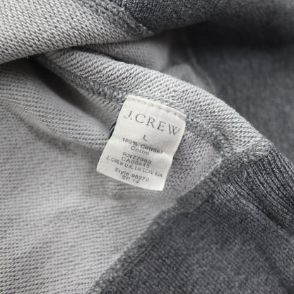J.CREW 前V ヴィンテージ加工 ブランク スウェット トレーナー L グレー VINTAGE FLEECE クルーネック
