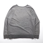 J.CREW 前V ヴィンテージ加工 ブランク スウェット トレーナー L グレー VINTAGE FLEECE クルーネック