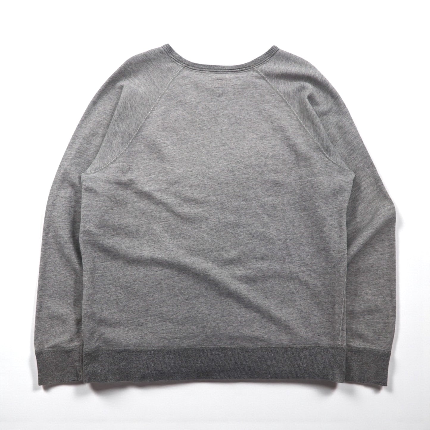 J.CREW 前V ヴィンテージ加工 ブランク スウェット トレーナー L グレー VINTAGE FLEECE クルーネック