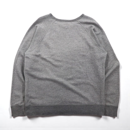 J.CREW 前V ヴィンテージ加工 ブランク スウェット トレーナー L グレー VINTAGE FLEECE クルーネック