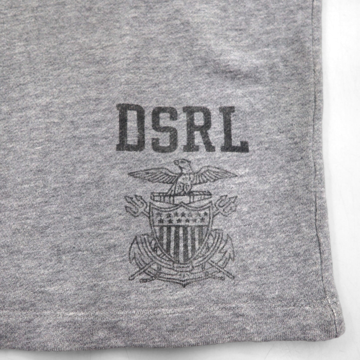 DENIM & SUPPLY RALPH LAUREN スウェット ショートパンツ ハーフパンツ L グレー 染み込みプリント DSRL