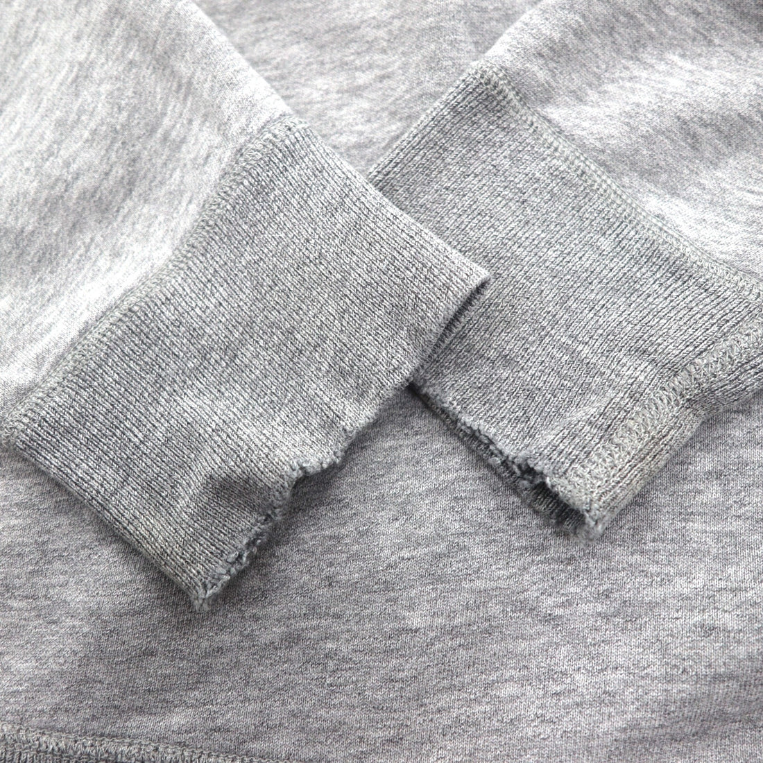 J.CREW Blank Sweatshirt (Size L) with Vintage-Tone Front V and Vintage Fleece Crew Neck