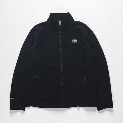 karrimor フルジップ フリースジャケット L ブラック ジップポケット KS-300