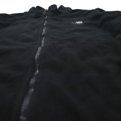 karrimor フルジップ フリースジャケット L ブラック ジップポケット KS-300