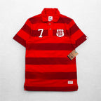 NIKE ボーダー ポロシャツ M レッド コットン Manchester United FC マンチェスター ユナイテッドFC 543972-605 未使用品