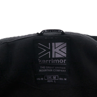 karrimor フルジップ フリースジャケット L ブラック ジップポケット KS-300