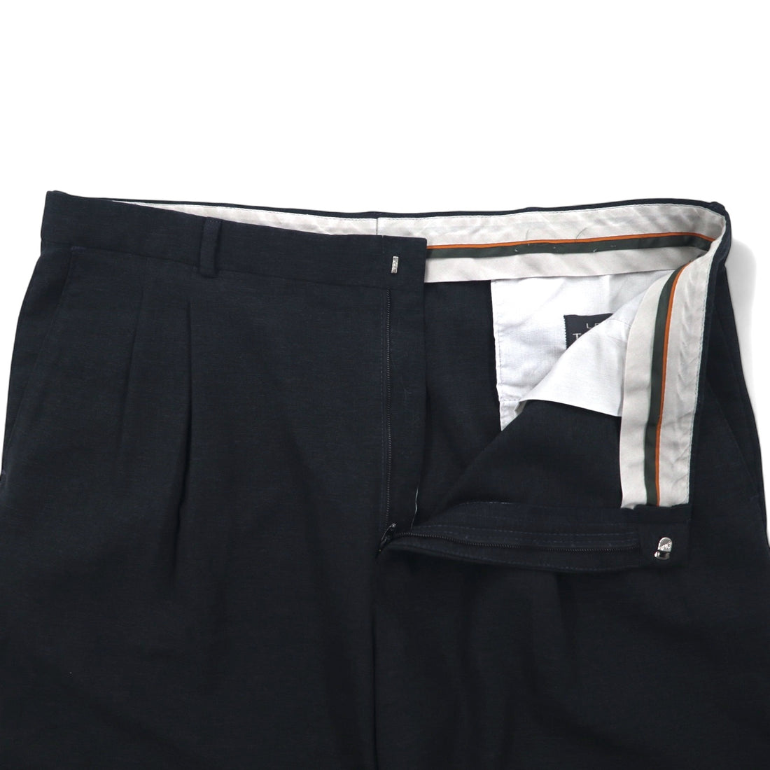 LEVI'S TRAVELERS 90s Tuck Wide Slacks Pants XL Gray Polyester Made in Costa Rica