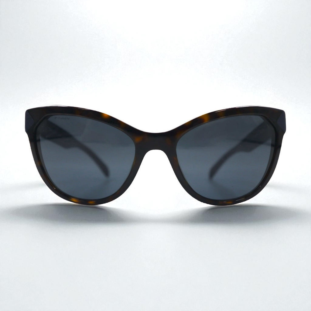PRADA Italian-Made Fox Sunglasses, Brown, SPR21S-F, 56-19, 2AU-2K1, 140mm, 3N