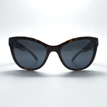 PRADA Italian-Made Fox Sunglasses, Brown, SPR21S-F, 56-19, 2AU-2K1, 140mm, 3N