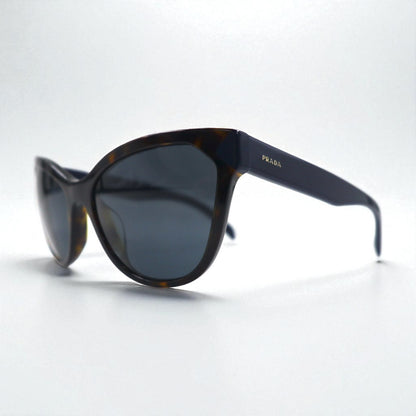 PRADA Italian-Made Fox Sunglasses, Brown, SPR21S-F, 56-19, 2AU-2K1, 140mm, 3N