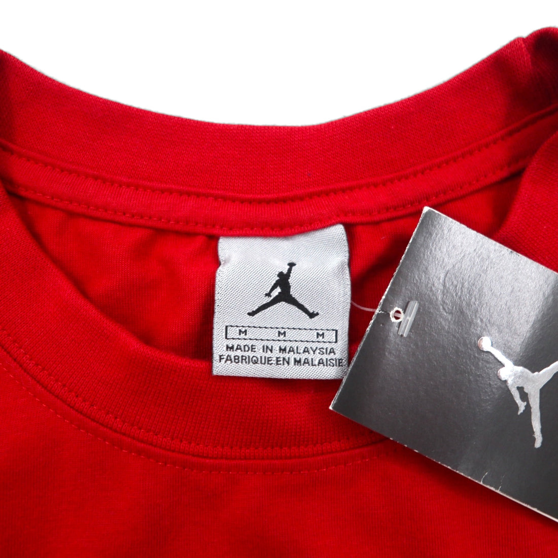 JORDAN BRAND ( NIKE ) 00年代 ジャンプマン Tシャツ M レッド コットン 未使用品
