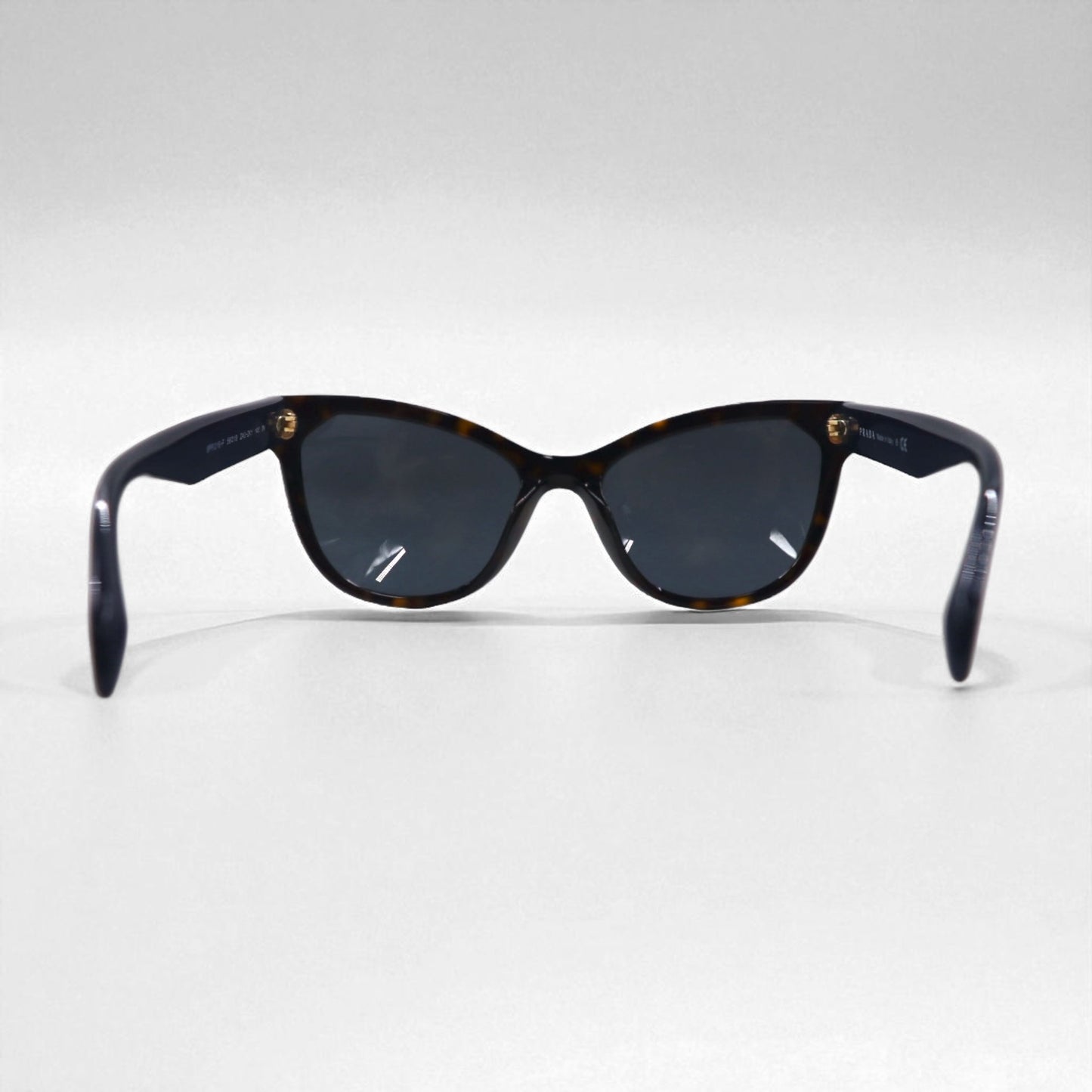 PRADA Italian-Made Fox Sunglasses, Brown, SPR21S-F, 56-19, 2AU-2K1, 140mm, 3N