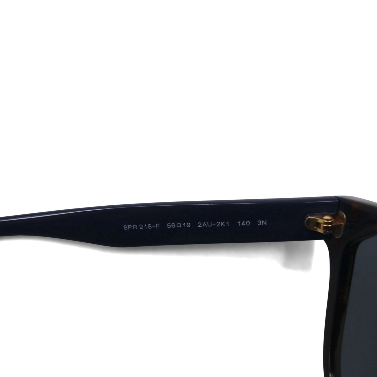 PRADA Italian-Made Fox Sunglasses, Brown, SPR21S-F, 56-19, 2AU-2K1, 140mm, 3N
