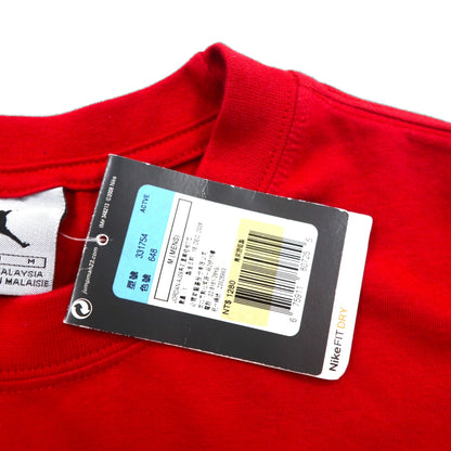 JORDAN BRAND (NIKE) 00s Jumpman T-shirt M Red Cotton Unused