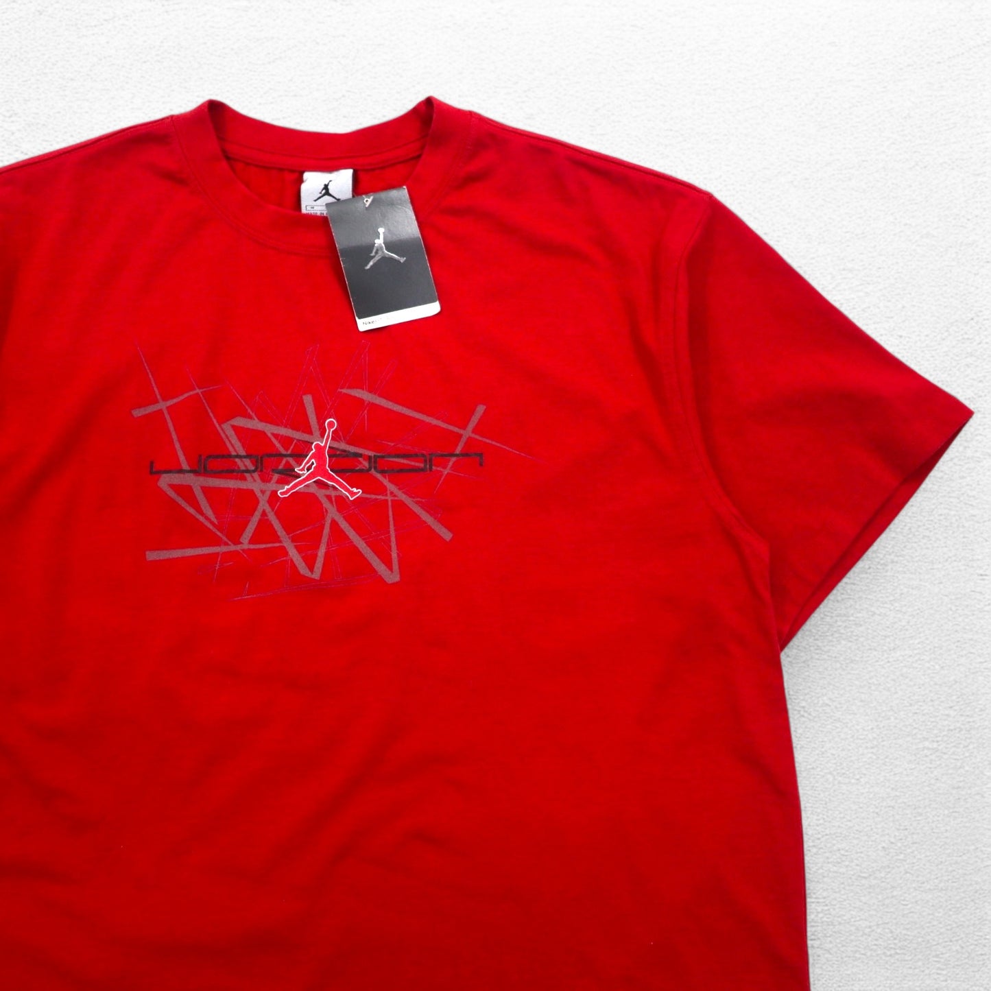 JORDAN BRAND (NIKE) 00s Jumpman T-shirt M Red Cotton Unused