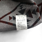 GLAD HAND Made in Japan FONTIER JACKET Jacquard Tailored Jacket, Leather, Size S, Native American Print, BYGH-16-AW-10