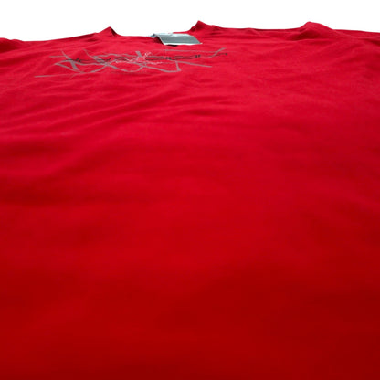 JORDAN BRAND (NIKE) 00s Jumpman T-shirt M Red Cotton Unused
