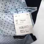azabu tailor × loro Piana 2B テーラードジャケット S ネイビー ウール 裏地ドット 日本製