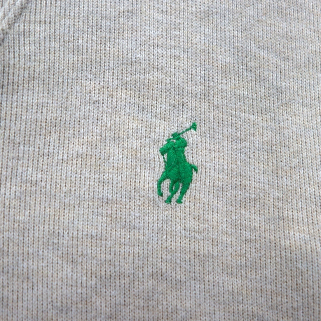 Polo Ralph Lauren 90年代 ショールカラー スウェット トレーナー XL ベージュ スモールポニー刺繡