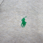 Polo Ralph Lauren 90年代 ショールカラー スウェット トレーナー XL ベージュ スモールポニー刺繡