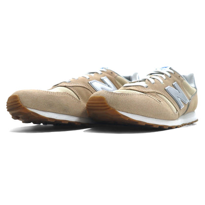 new balance 373 スエード スニーカー 27cm ベージュ シルバー ML373MM2