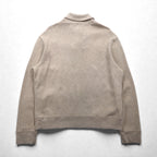 Polo Ralph Lauren 90年代 ショールカラー スウェット トレーナー XL ベージュ スモールポニー刺繡