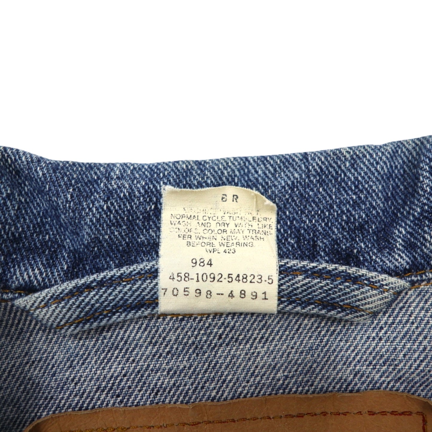 Levi's 90s Made in Canada Denim Trucker Jacket, Size L, Indigo, 70598-4891, Large Patch