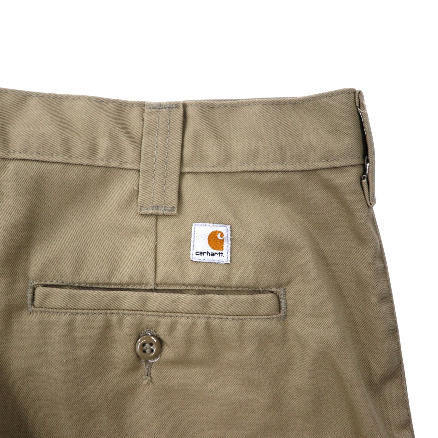 Carhartt ツイル ワークパンツ チノパンツ 38 ベージュ ポリエステル コットン B290