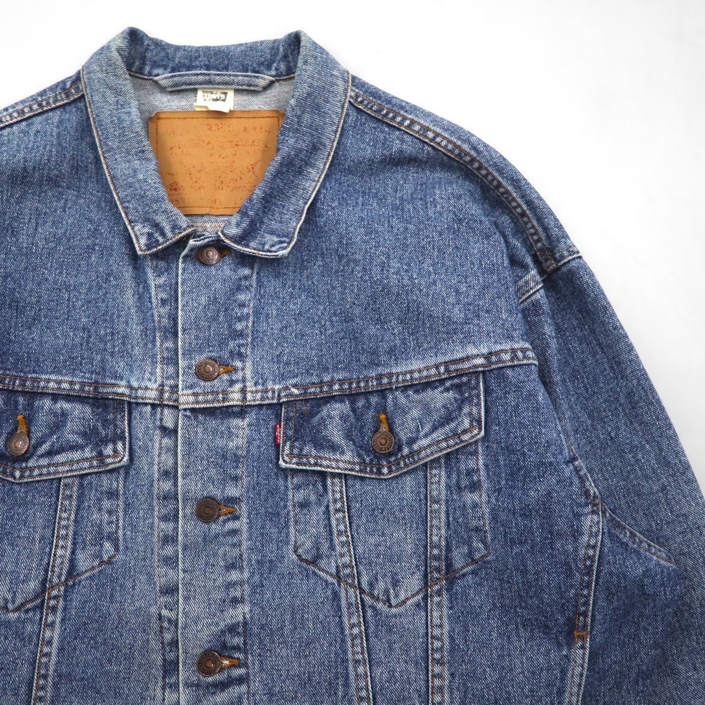 Levi's 90s Made in Canada Denim Trucker Jacket, Size L, Indigo, 70598-4891, Large Patch