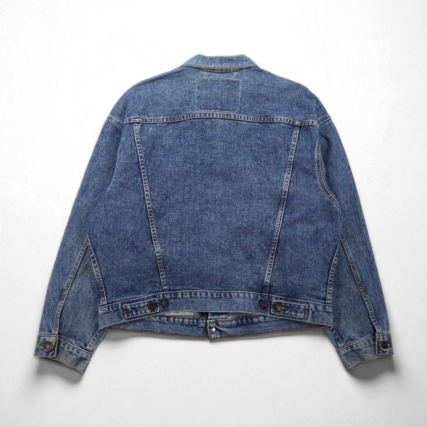 Levi's 90s Made in Canada Denim Trucker Jacket, Size L, Indigo, 70598-4891, Large Patch