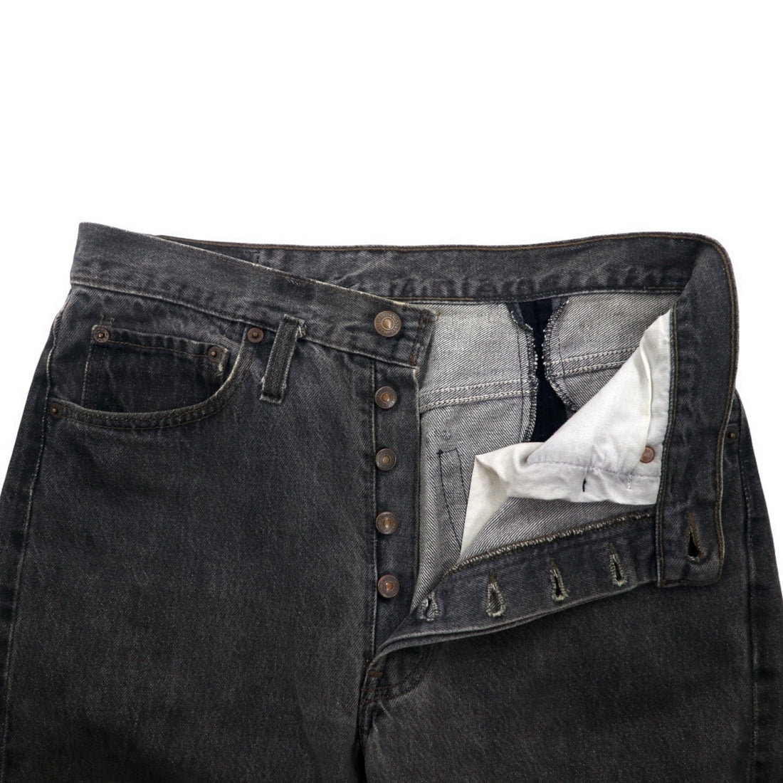 THE Mongolian Chops Hakamaruichi Denim Pants FREE Grey 501 Remake Made in Japan