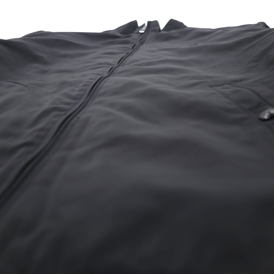 POLO RALPH LAUREN Swing Top Harrington Jacket, Padded, S, Black, Polyester, Tartan Check Lining, Small Pony Embroidery