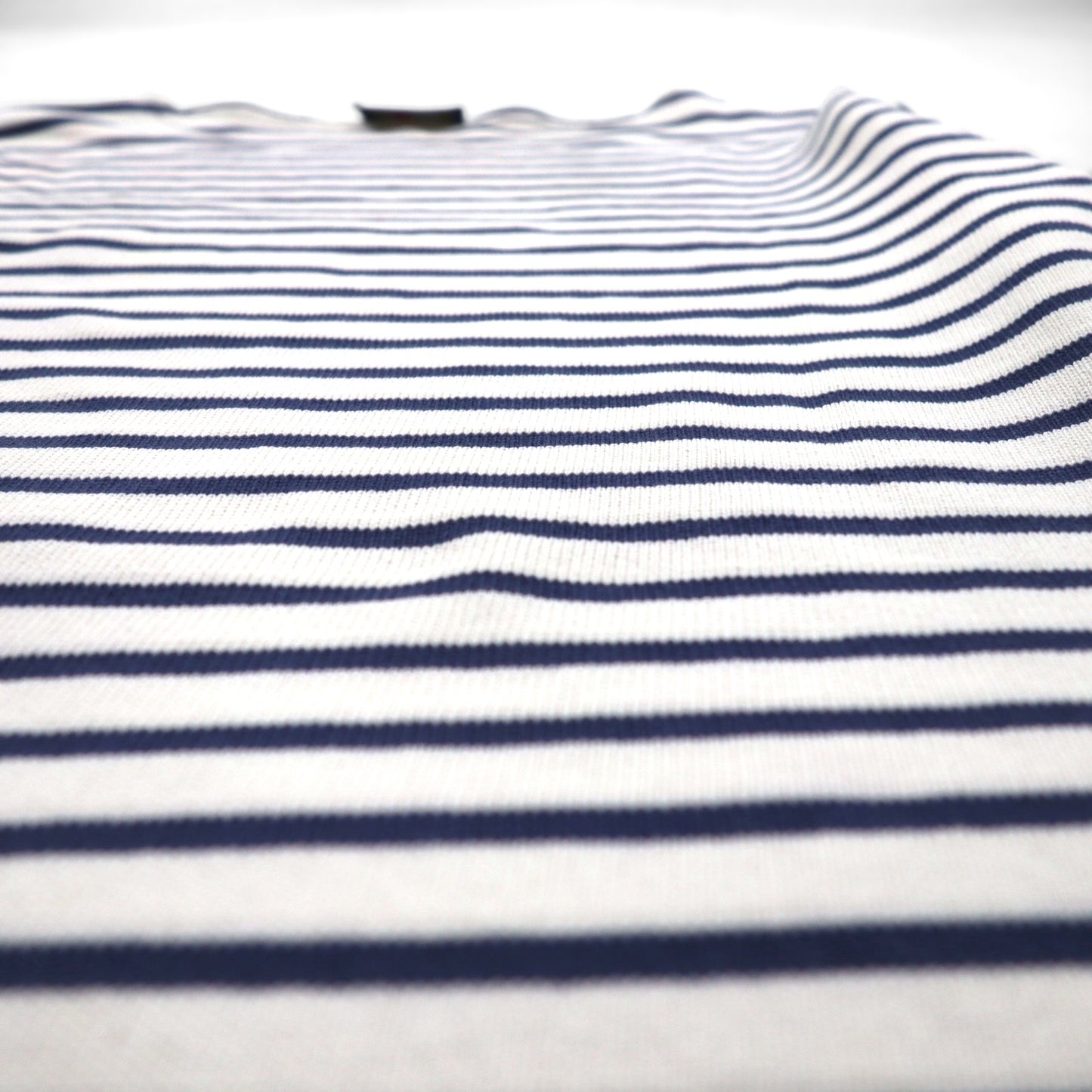 SAINT JAMES フランス製 バスクシャツ ボートネック ロンT L ホワイト コットン ボーダー