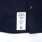 carhartt FR button-down work shirt, L, navy, aramid, flame-retardant material, big size, 395-20