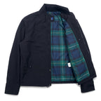 POLO RALPH LAUREN Swing Top Harrington Jacket, Padded, S, Black, Polyester, Tartan Check Lining, Small Pony Embroidery
