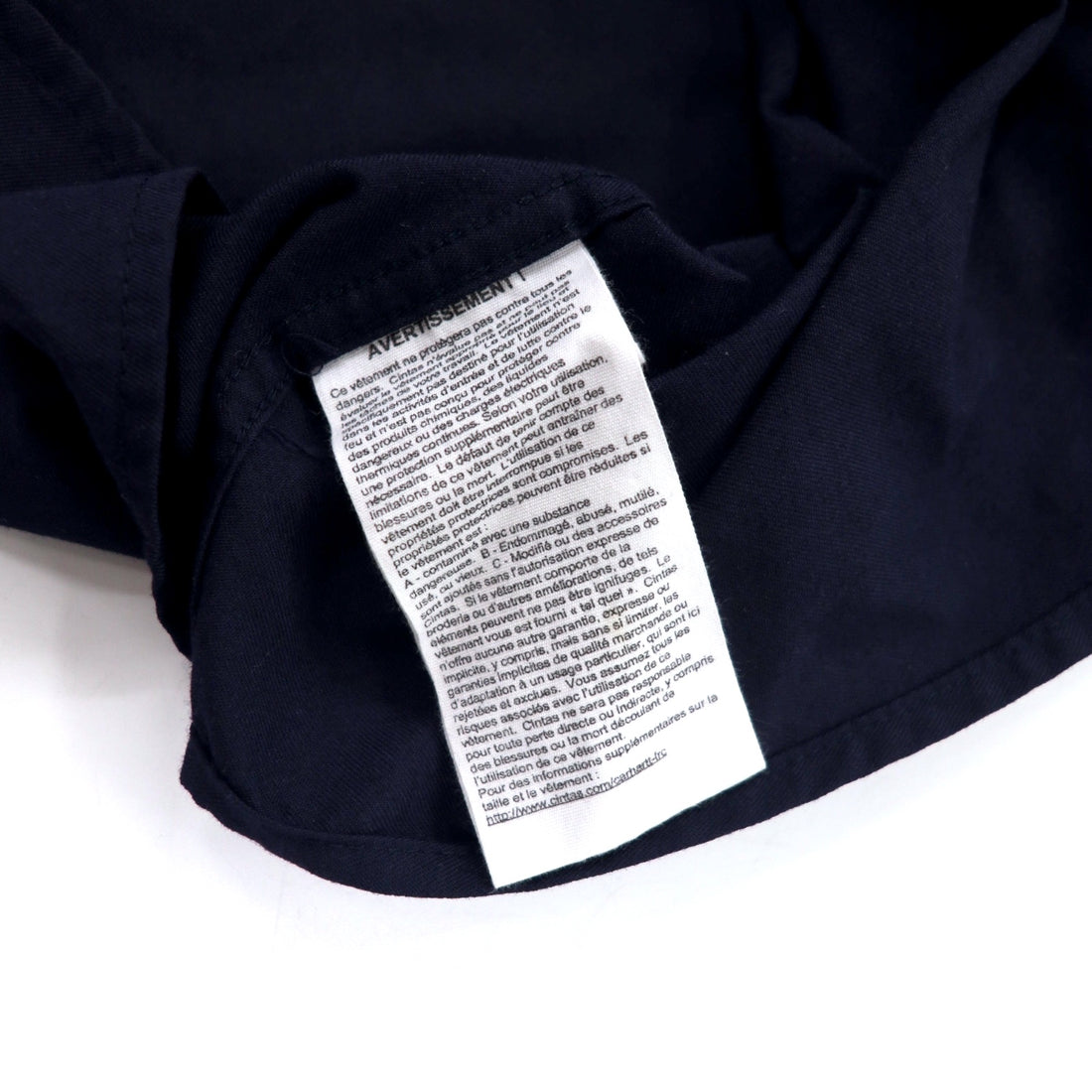 carhartt FR button-down work shirt, L, navy, aramid, flame-retardant material, big size, 395-20