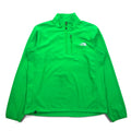 THE NORTH FACE Half Zip Soft Shell Jacket L Green Polyester ARDJ Drawcord