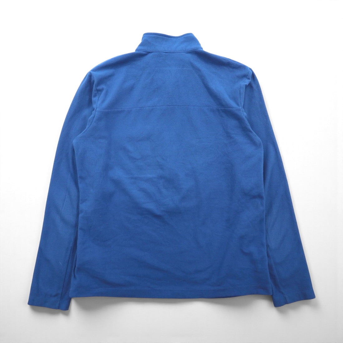 THE NORTH FACE ハーフジップ フリースジャケット M ブルー 胸ポケット プルオーバー US規格